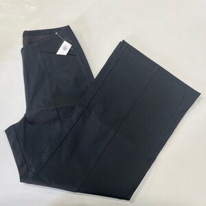 NWT Old Navy Black Pixie Wide-Leg Trouser with comfort waistband size SM
